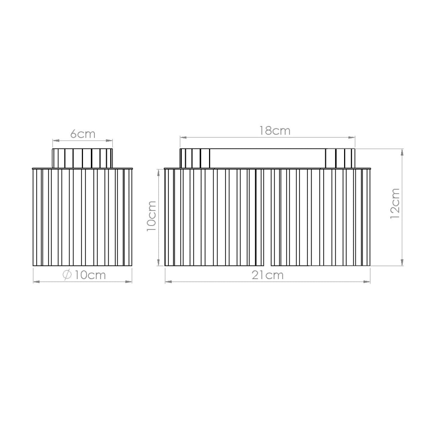 Spottivalaisin AURA 2xGU10/10W/230V sininen
