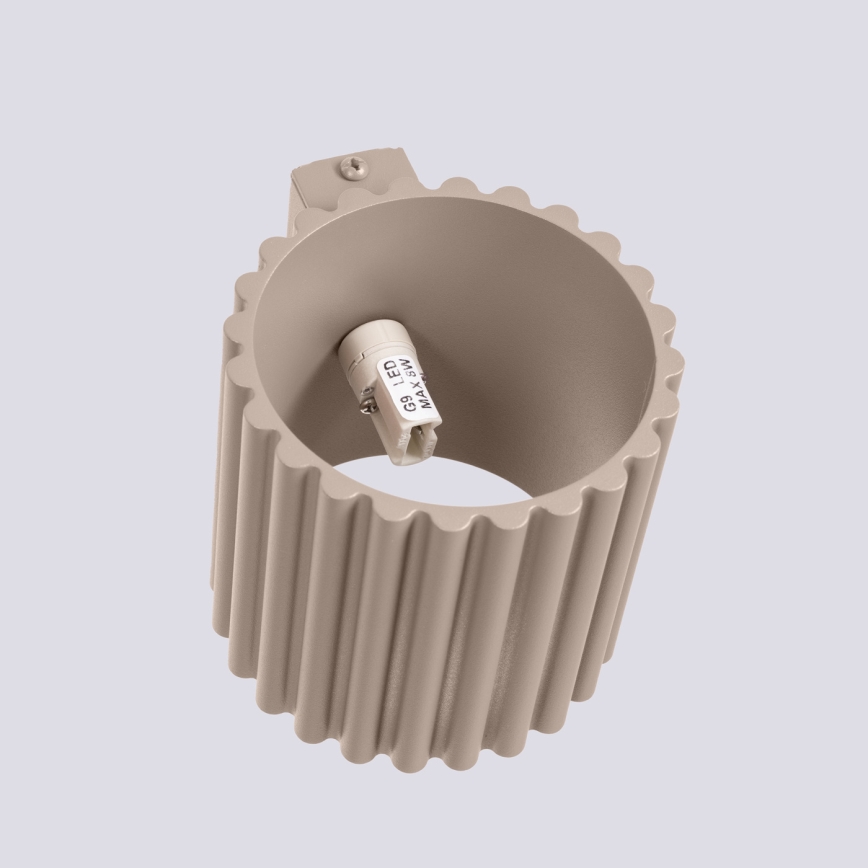 Seinävalaisin AURA 1xG9/10W/230V taupe