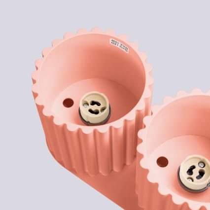 Kohdevalaisin AURA 2xGU10/10W/230V vaaleanpunainen