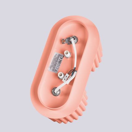 Kohdevalaisin AURA 2xGU10/10W/230V vaaleanpunainen