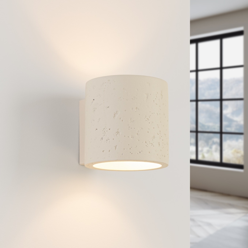 Seinäkohdevalaisin ORBIS 1xG9/8W/230V betoni/kerma