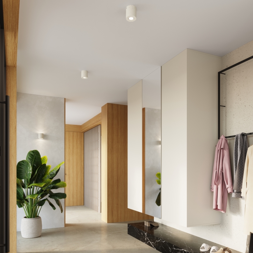 Seinäkohdevalaisin ORBIS 1xG9/8W/230V betoni/kerma