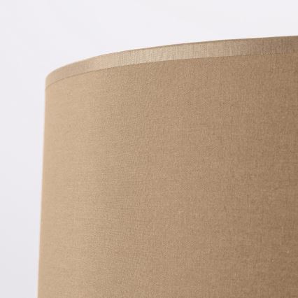 Riippuvalaisin langalla NEVIA 1xE27/15W/230V, halkaisija 40 cm, taupe