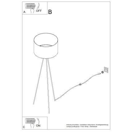 Lattiavalaisin NEVIA 1xE27/15W/230V taupe
