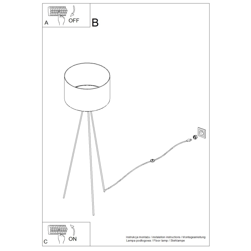 Lattiavalaisin NEVIA 1xE27/15W/230V beige/marmorikuvio