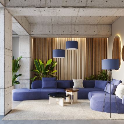 Lattiavalaisin NEVIA 1xE27/15W/230V sininen