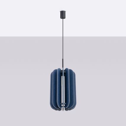 Riippuvalaisin MULA johdolla, 1xE27/15W/230V, halkaisija 27 cm, sininen