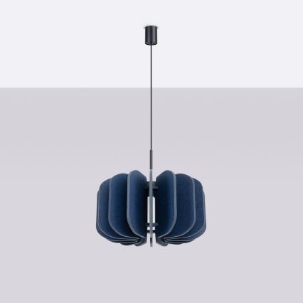 Riippuvalaisin MULA 1xE27/15W/230V Ø 45 cm sininen