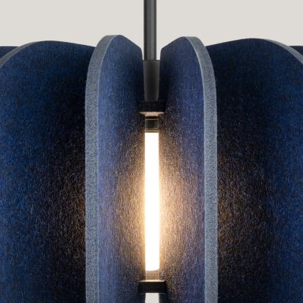 Riippuvalaisin MULA 1xE27/15W/230V Ø 45 cm sininen