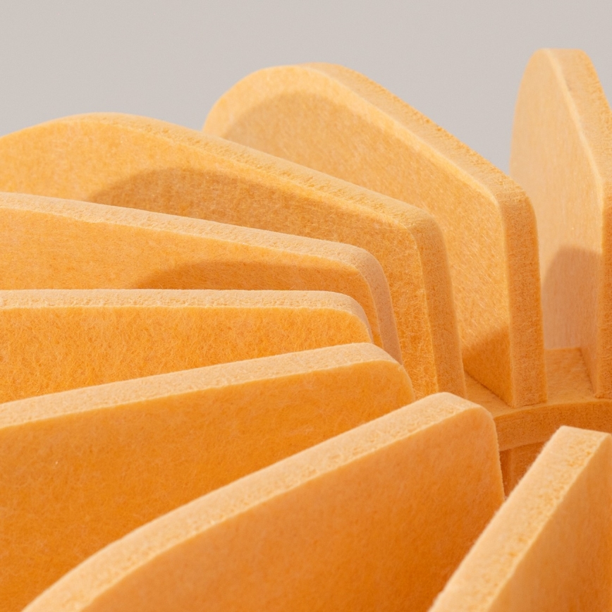 Lattiavalaisin MULA 1xE27/15W/230V keltainen