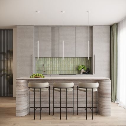 Riippuvalaisin ARCHE vaijerilla 2xG9/8W/230V valkoinen