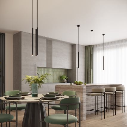 Riippuvalaisin kaapelilla ARCHE 2xG9/8W/230V musta