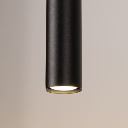 LAGOS-riippuvalaisin johdolla, 2xGU10/10W/230V, musta