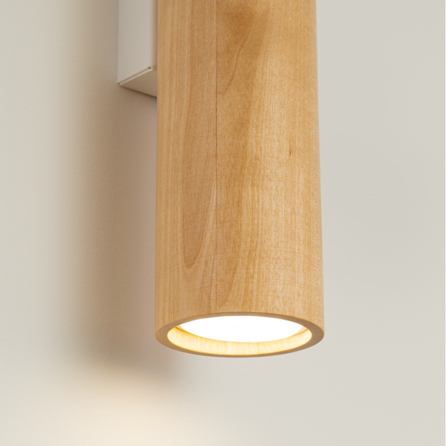 Seinävalaisin LINO 2xGU10/10W/230V pyökki