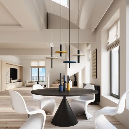 Riippuvalaisin vaijerilla FELTRO 1xG9/8W/230V musta/kerma