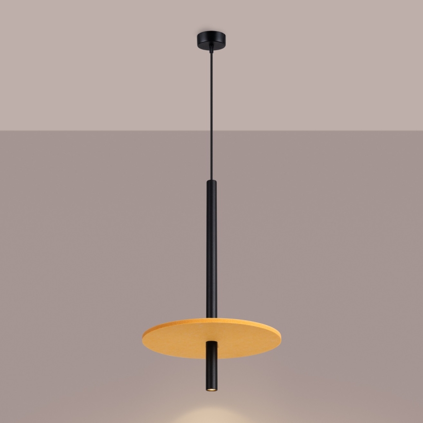 Riippuvalaisin FELTRO 1xG9/8W/230V musta/keltainen