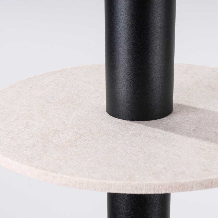 Riippuvalaisin PELTA johdolla 1xGU10/10W/230V musta/kerma