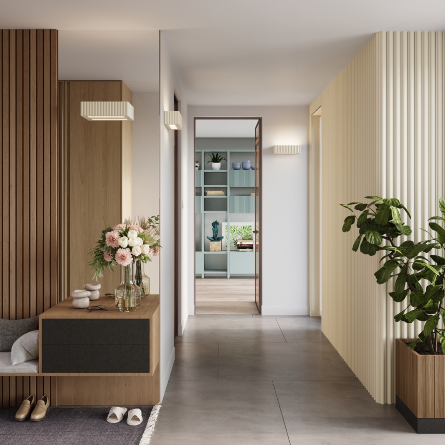 Seinävalaisin RIGATA 1xE27/15W/230V keramiikka/kerma
