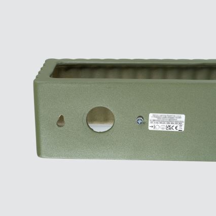 Seinävalaisin RIGATA 1xE27/15W/230V keramiikka/vihreä