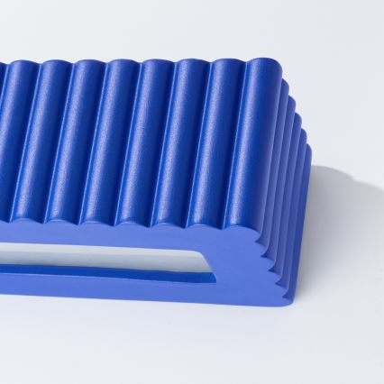 Seinävalaisin RIGATA 1xE27/15W/230V keramiikka/sininen