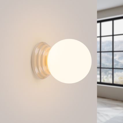 Kylpyhuoneen seinävalaisin ZORI 1xG9/8W/230V IP44 beige