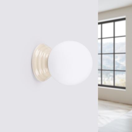 Kylpyhuoneen seinävalaisin ZORI 1xG9/8W/230V IP44 beige