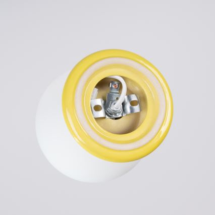 Kylpyhuoneen seinävalaisin ZORI 1xG9/8W/230V IP44 keltainen