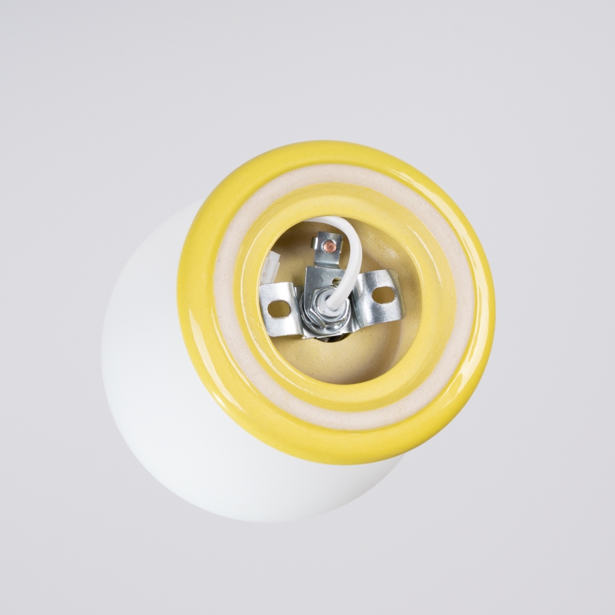 Kylpyhuoneen seinävalaisin ZORI 1xG9/8W/230V IP44 keltainen