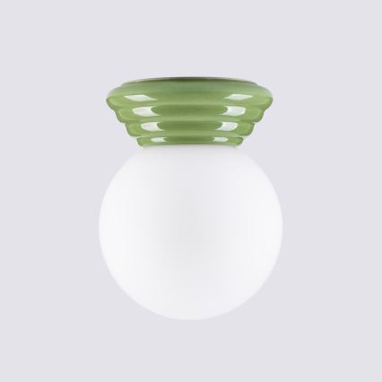 Kylpyhuoneen seinävalaisin ZORI 1xG9/8W/230V IP44 vihreä