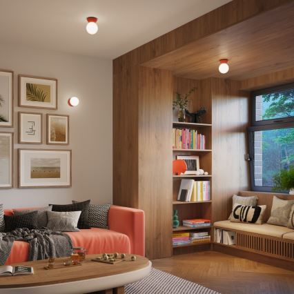 Kylpyhuoneen seinävalaisin ZORI 1xG9/8W/230V IP44, vaaleanpunainen