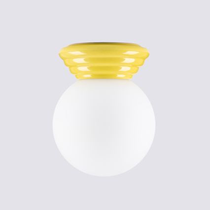Kylpyhuoneen kattovalaisin ZORI 1xG9/8W/230V Ø 12 cm IP44, keltainen