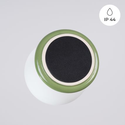 Kylpyhuoneen kattovalaisin ZORI 1xG9/8W/230V halkaisija 12 cm IP44 vihreä