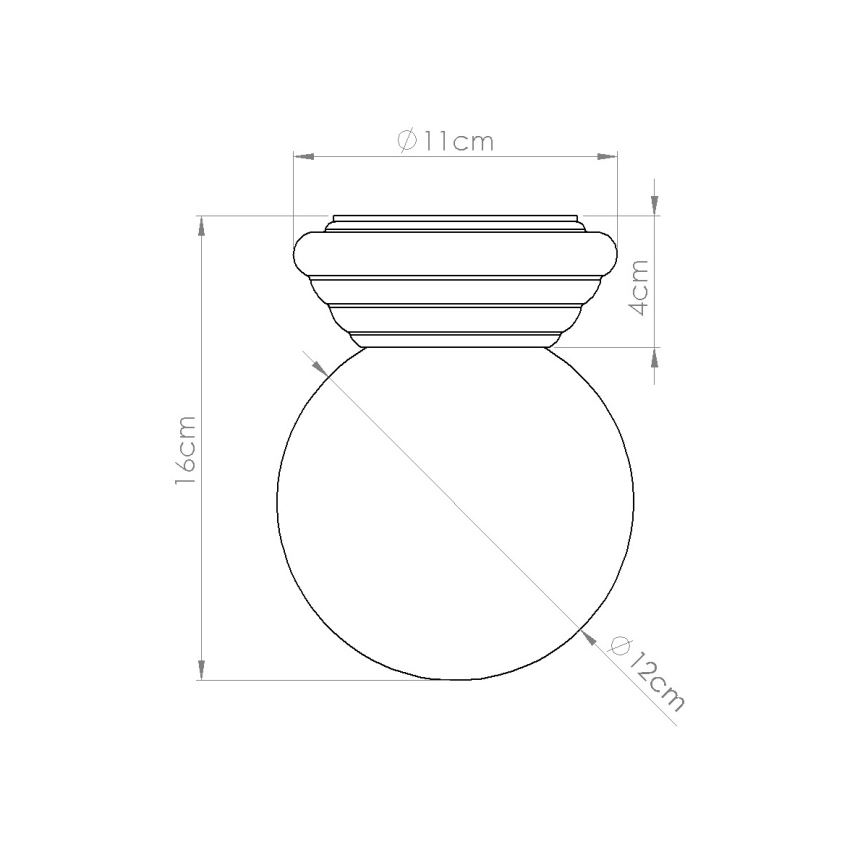 Kylpyhuoneen kattovalaisin ZORI 1xG9/8W/230V halkaisija 12 cm IP44 vaaleanpunainen