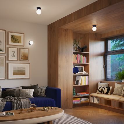 Kylpyhuoneen kattovalaisin ZORI 1xG9/8W/230V halkaisija 12 cm IP44 sininen