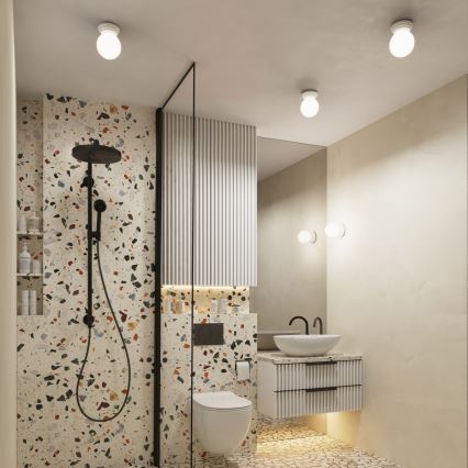 Kylpyhuoneen kattovalaisin ZORI 1xG9/8W/230V halkaisija 12 cm IP44 valkoinen