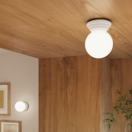 Kylpyhuoneen kattovalaisin ZORI 1xG9/8W/230V halkaisija 12 cm IP44 valkoinen