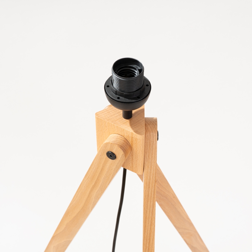 Lattiavalaisin NATT 1xE27/15W/230V harmaanruskea