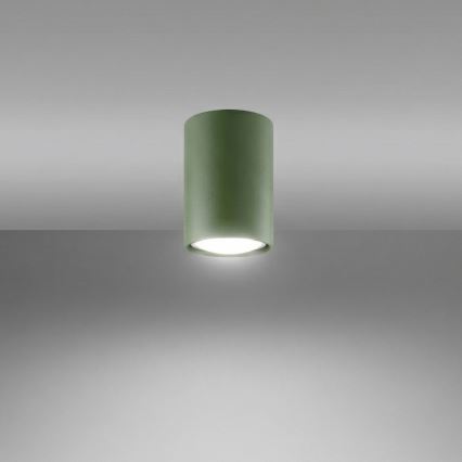 Kohdevalaisin LAGOS 1xGU10/10W/230V 10 cm vihreä