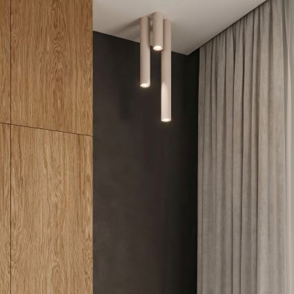 Kohdevalaisin LAGOS 1xGU10/10W/230V 20 cm kermanvärinen