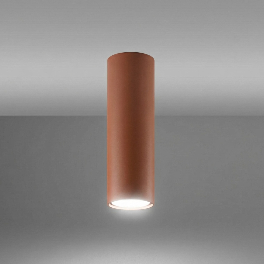 Kohdevalaisin LAGOS 1xGU10/10W/230V 20 cm ruskea