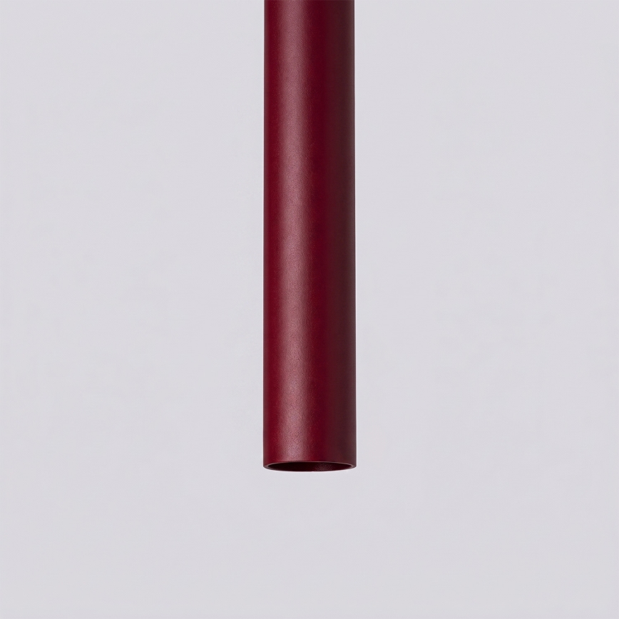 Riippuvalaisin ripustuslangalla PASTELO 2xG9/8W/230V punainen