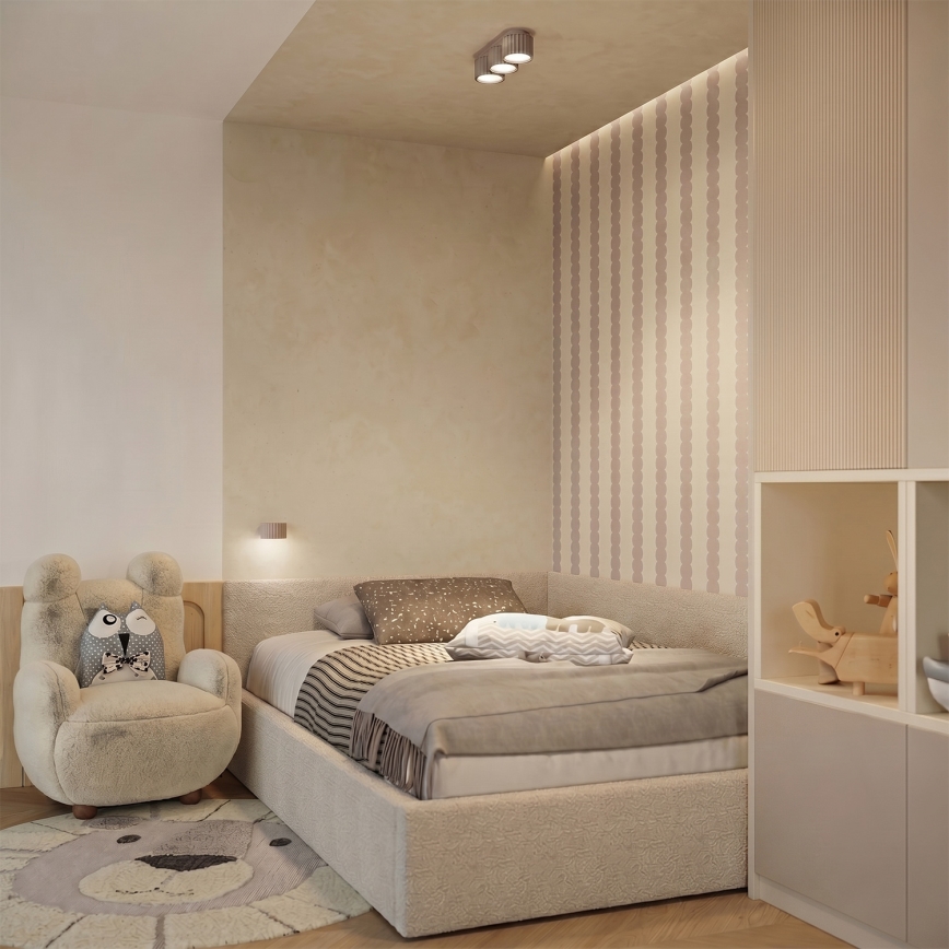 Seinävalaisin AURA 1xGX53/10W/230V taupe