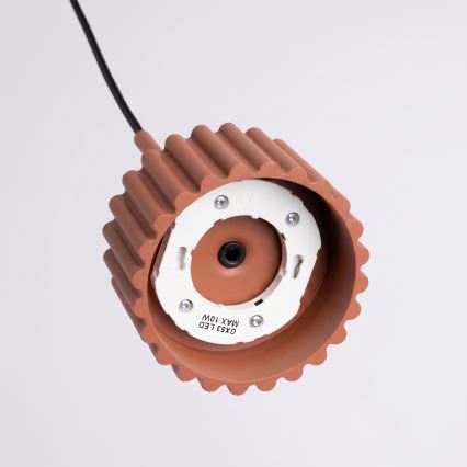 Riippuvalaisin AURA vaijerilla 1xGX53/10W/230V, punainen