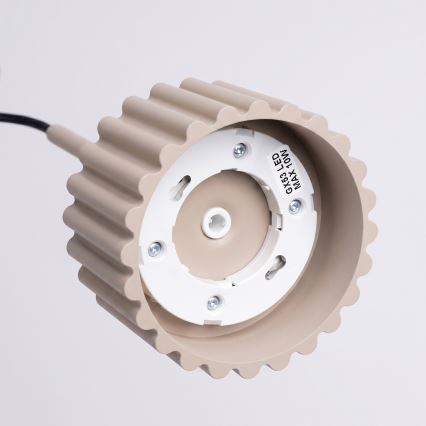 Riippuvalaisin johdolla AURA 1xGX53/10W/230V taupe