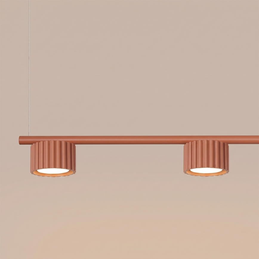 AURA-riippuvalaisin kaapelilla 4xGX53/10W/230V, punainen