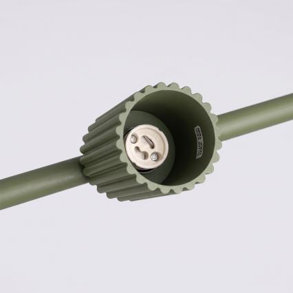 Vaijeririippuvalaisin KARBON 4xGU10/10W/230V vihreä