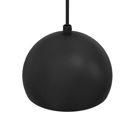 SOOL-riippuvalaisin johdolla 1xE27/15W/230V halkaisija 15 cm musta