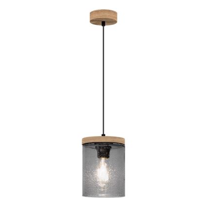 Kattokruunu johdossa MONSUN 1xE27/60W/230V mänty