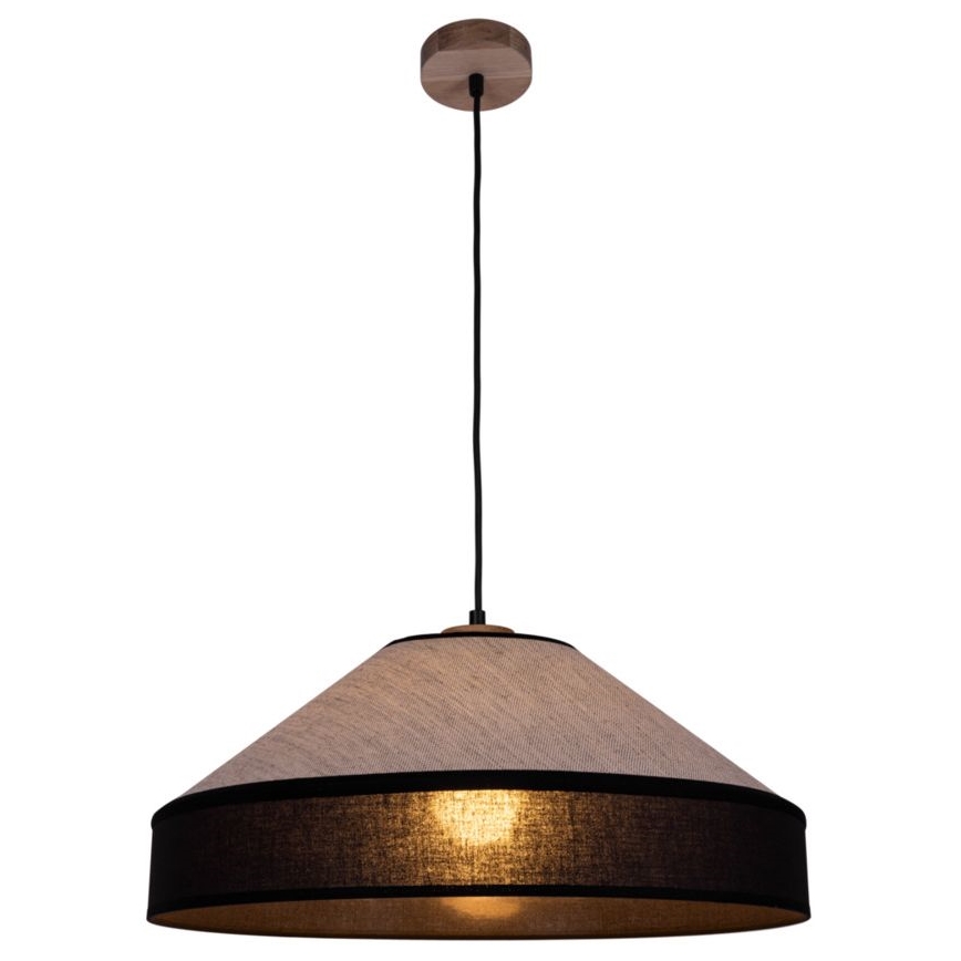 AMIGO-johdollinen riippuvalaisin 1xE27/60W/230V tammi