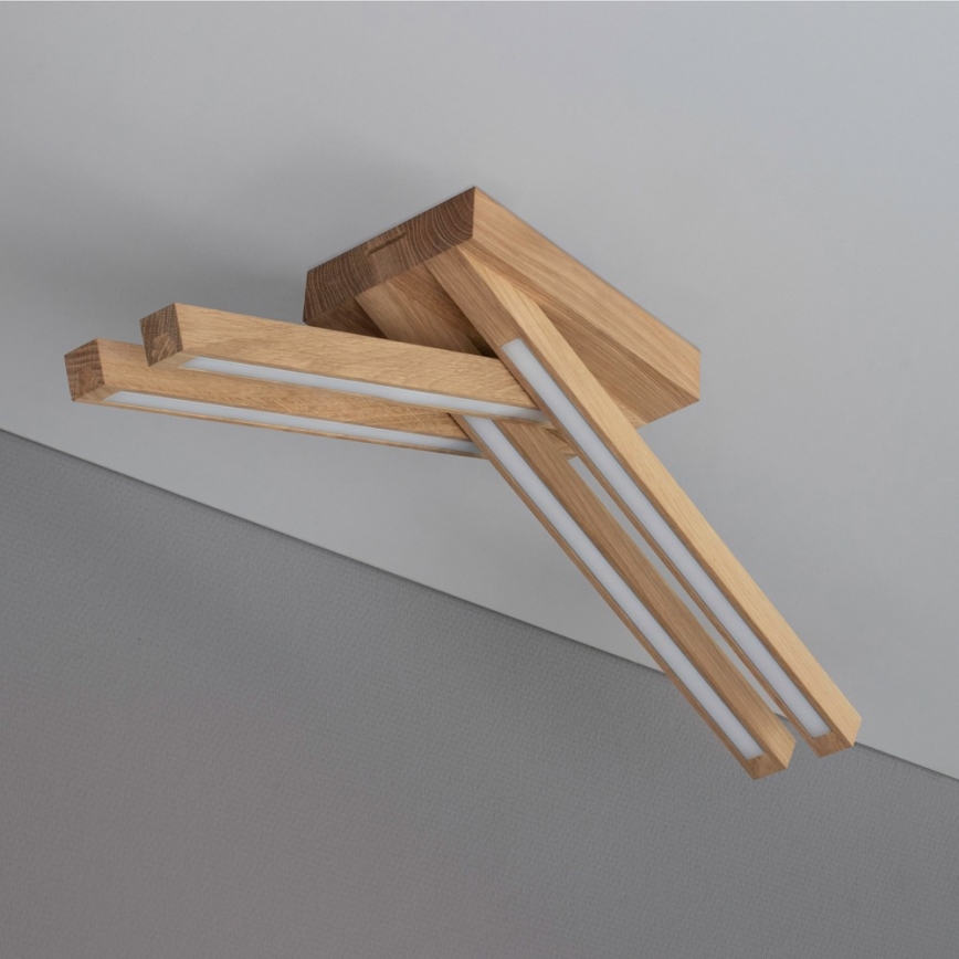 LED-pinta-asennettava kattovalaisin LINUS 4xLED/4,5W/230V mattatammi